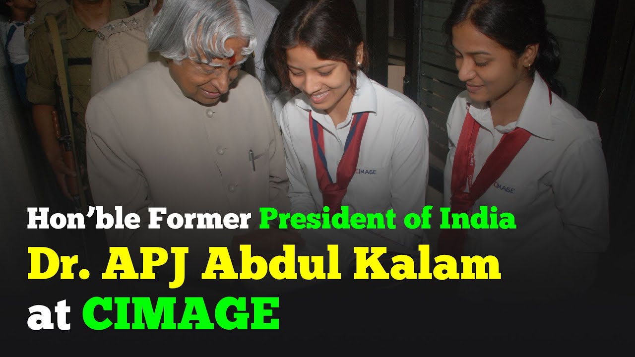 Honable President Dr. APJ Abdul Kalam in cimage